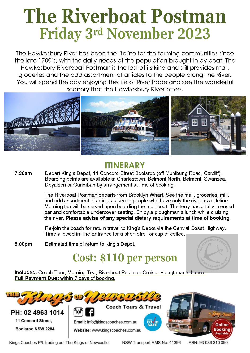 the riverboat postman tickets 2023